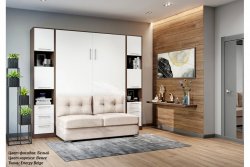 Шкаф диван кровать 3 в 1 с полками