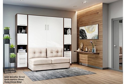 Шкаф диван кровать 3 в 1 с полками