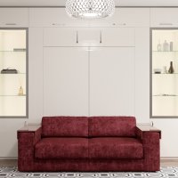 Шкаф-кровать цвет белый 36