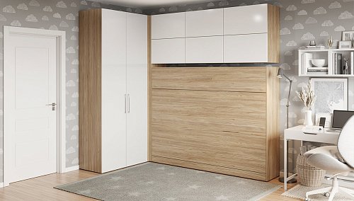 Шкаф-кровать горизонтальная   35