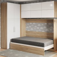 Шкаф-кровать горизонтальная   35