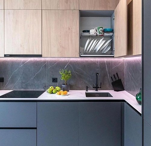 Кухня угловая Стокатто