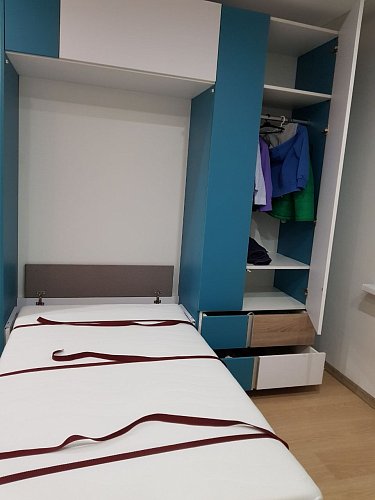 Шкаф-кровать  подъемная  24