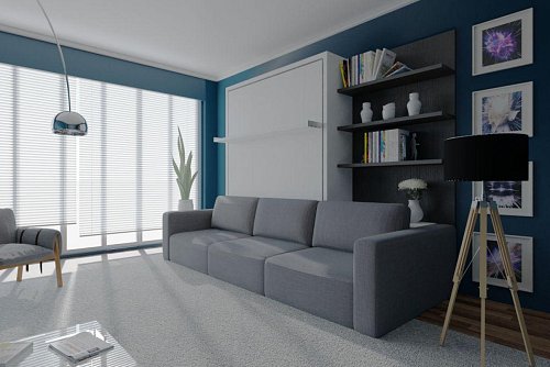 Шкаф-кровать подростковая с диваном  42