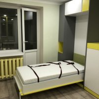 Шкаф-кроватьодноспальная 26