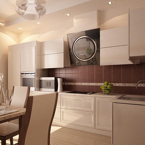 Кухня угловая Пастель