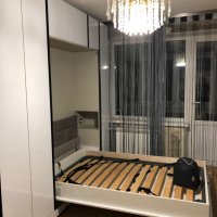 Шкаф-кровать трансформер встроенная в шкаф 2