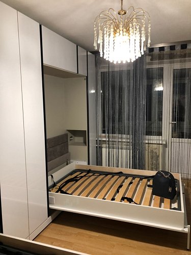 Шкаф-кровать трансформер встроенная в шкаф 2