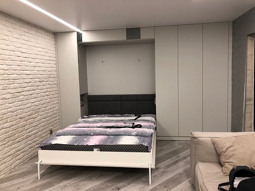 Шкаф-кровать односпальная 6