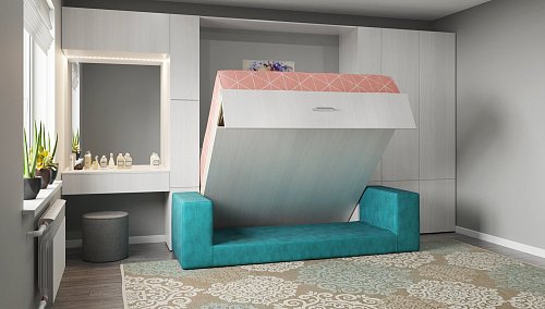 Шкаф-кровать с подъемным механизмом  34