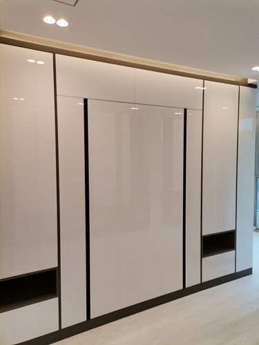 Шкаф-кровать трансформер вертикальная современная 1