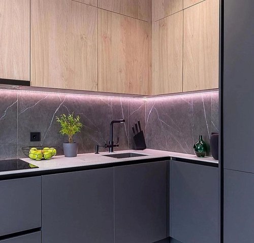 Кухня угловая Стокатто